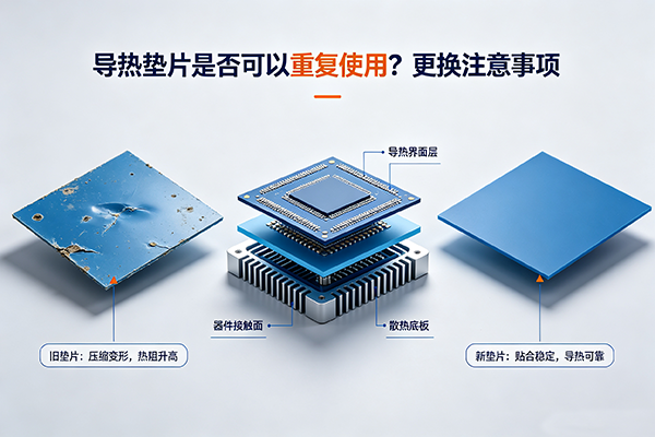 导热垫片是否可以重复使用？更换注意事项